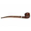 Cachimbo Bertoldi Luiggi Natural Longo 9mm Peça Única